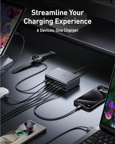 Anker Prime 200W 6-Port GaN Desktop Charging Station
