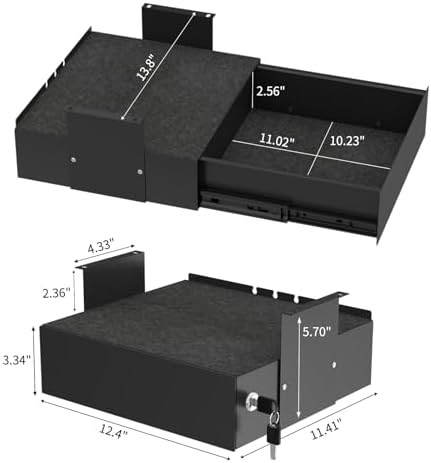 ERGO COLLECT Under Desk Lockable Drawer