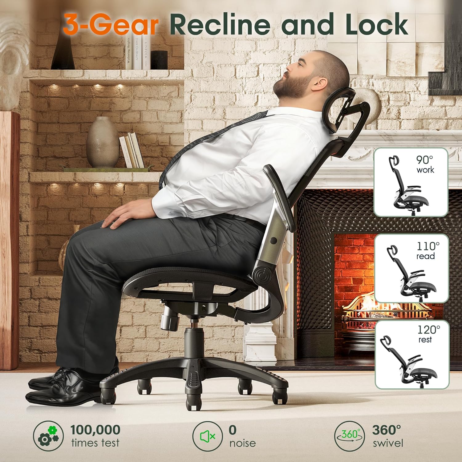 Gabrylly Ergonomic Mesh Office Chair