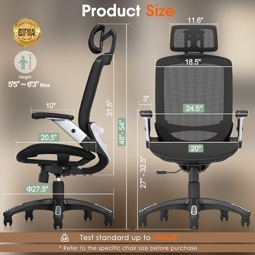 Gabrylly Ergonomic Mesh Office Chair