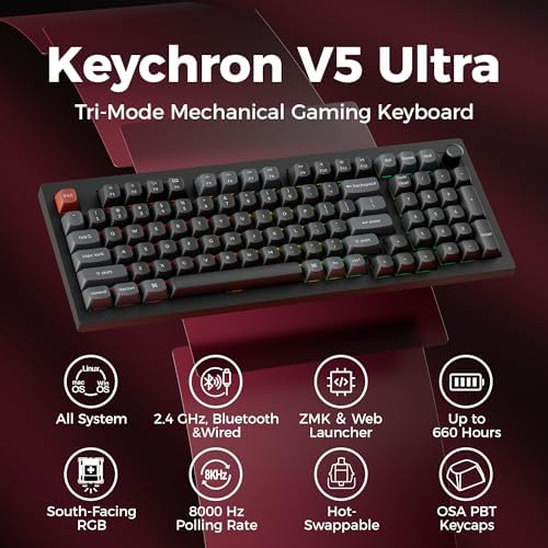 Keychron V5 Ultra 8K Wireless Mechanical Keyboard