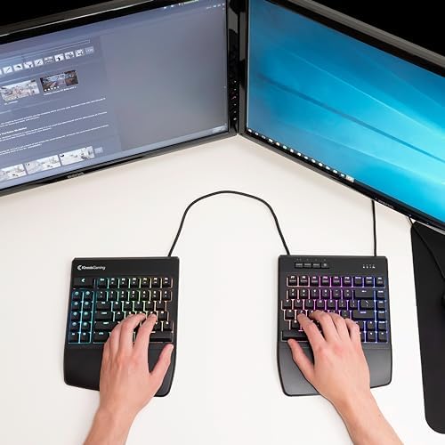 Kinesis Freestyle Edge RGB Split Mechanical Keyboard