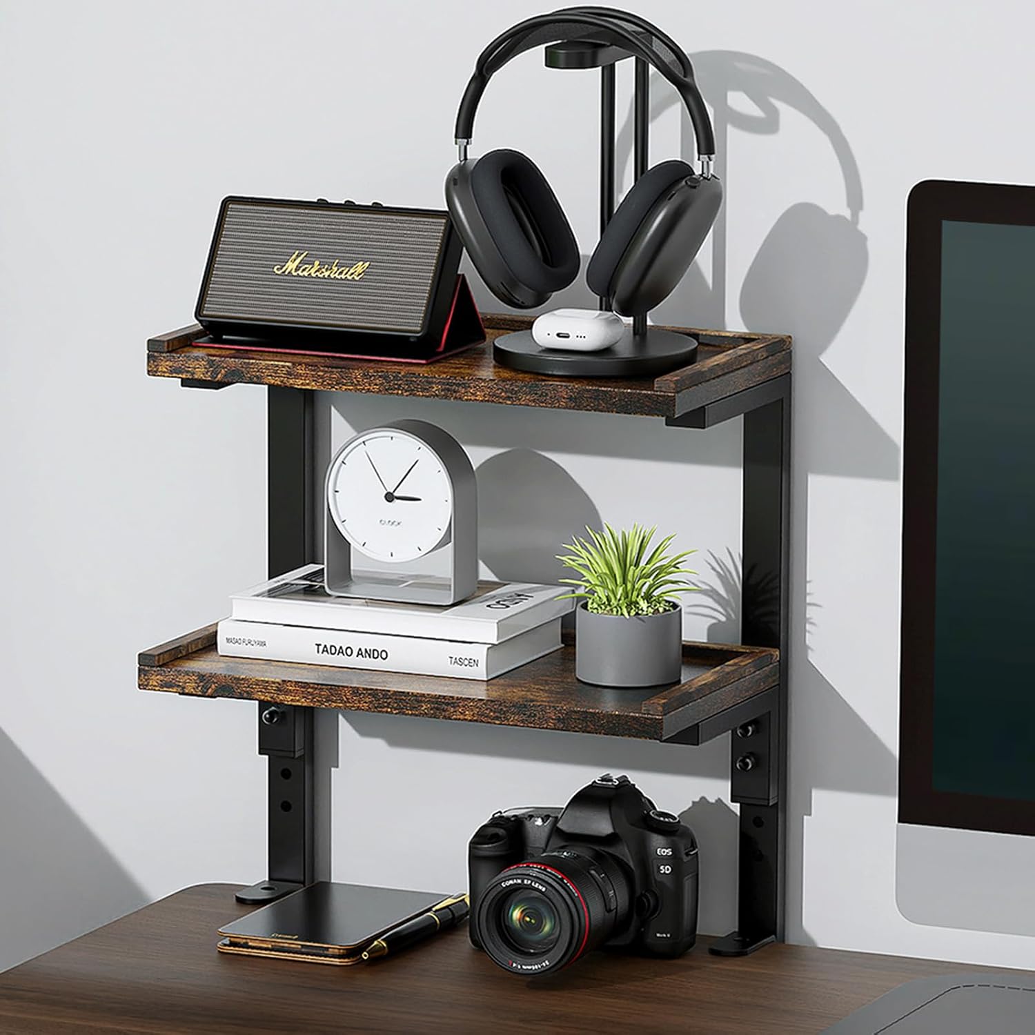 Minimal Desk Setups Desk Shelf
